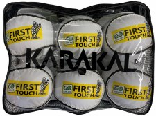 Karakal First Touch Sliotars 6 Pack White